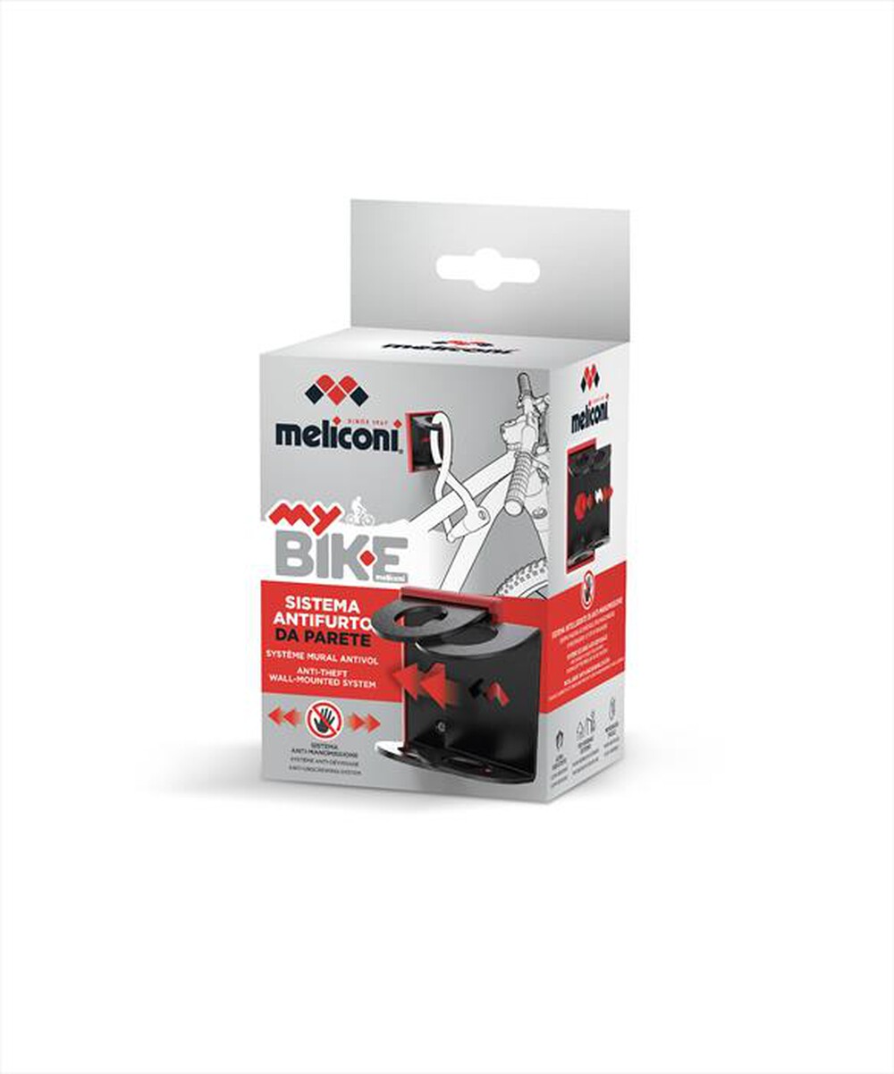 "MELICONI - STAFFA ANTIFURTO BICI-Prodotto composto da 3 placche"