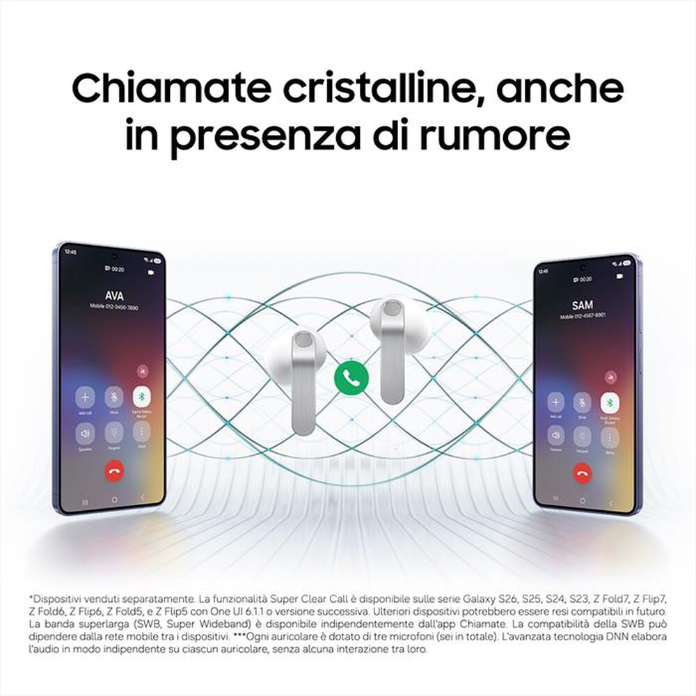 Immagine del prodotto SAMSUNG - Auricolare Bluetooth Galaxy Buds4-White