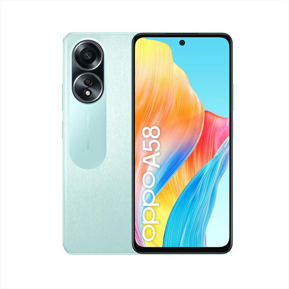"OPPO - Smartphone A58-Dazzling Green"