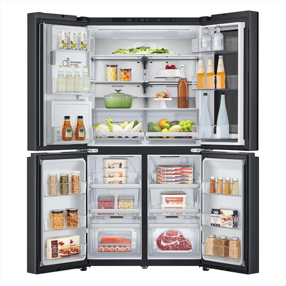"LG - Frigorifero 4 porte GMG960EVJE Classe E 638L-Black"