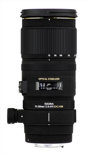 SIGMA - Obiettivo 70-200mm-F/2.8 EX DG OS HSM AF CANON-Nero