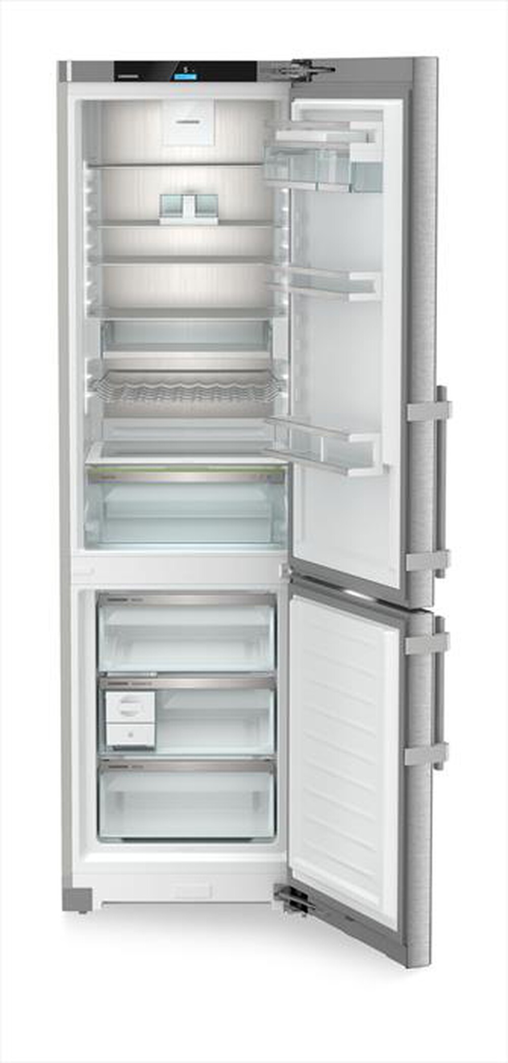 "LIEBHERR - Frigorifero combinato CNSDD 5753-20 Classe D-Acciaio SmartSteel / Silver"