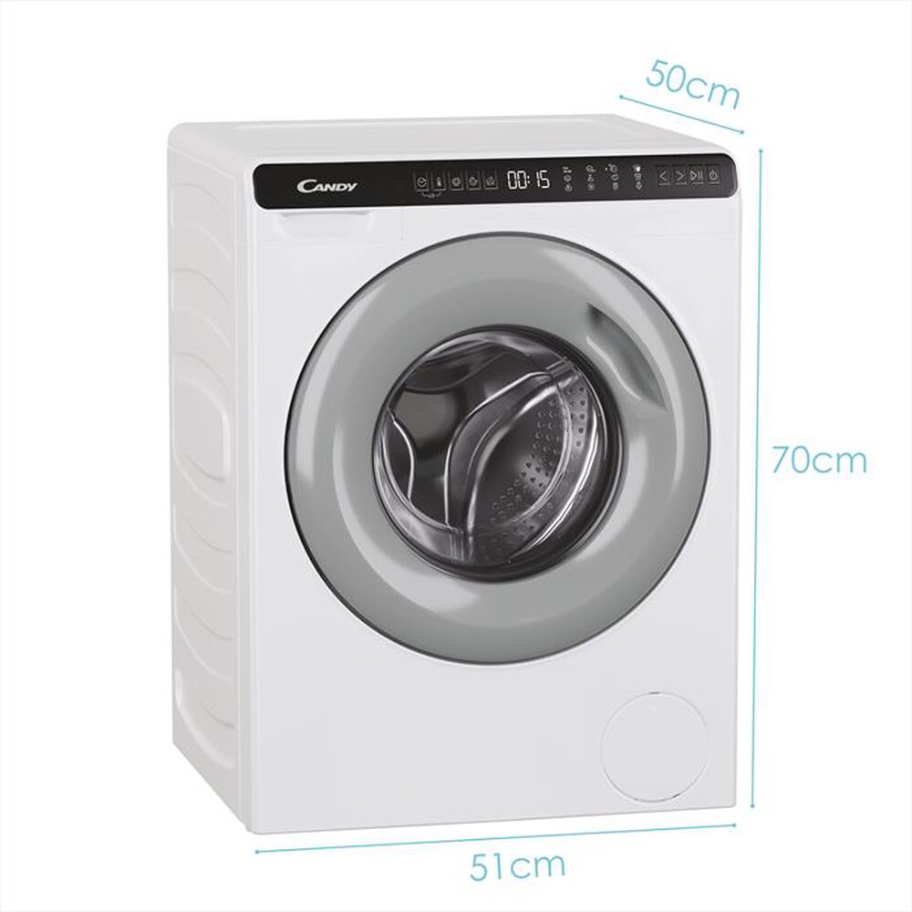 "CANDY - Lavatrice CW50BP12307GS 5 Kg Classe A-Bianco"