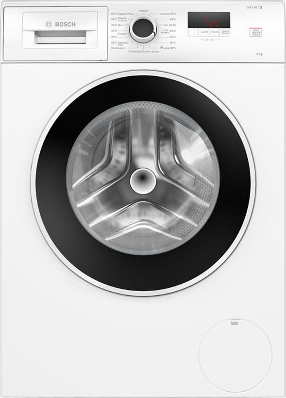 Immagine del prodotto BOSCH - Lavatrice Serie 2 WGE03200IT 8Kg 1200g/m Classe A-Bianco