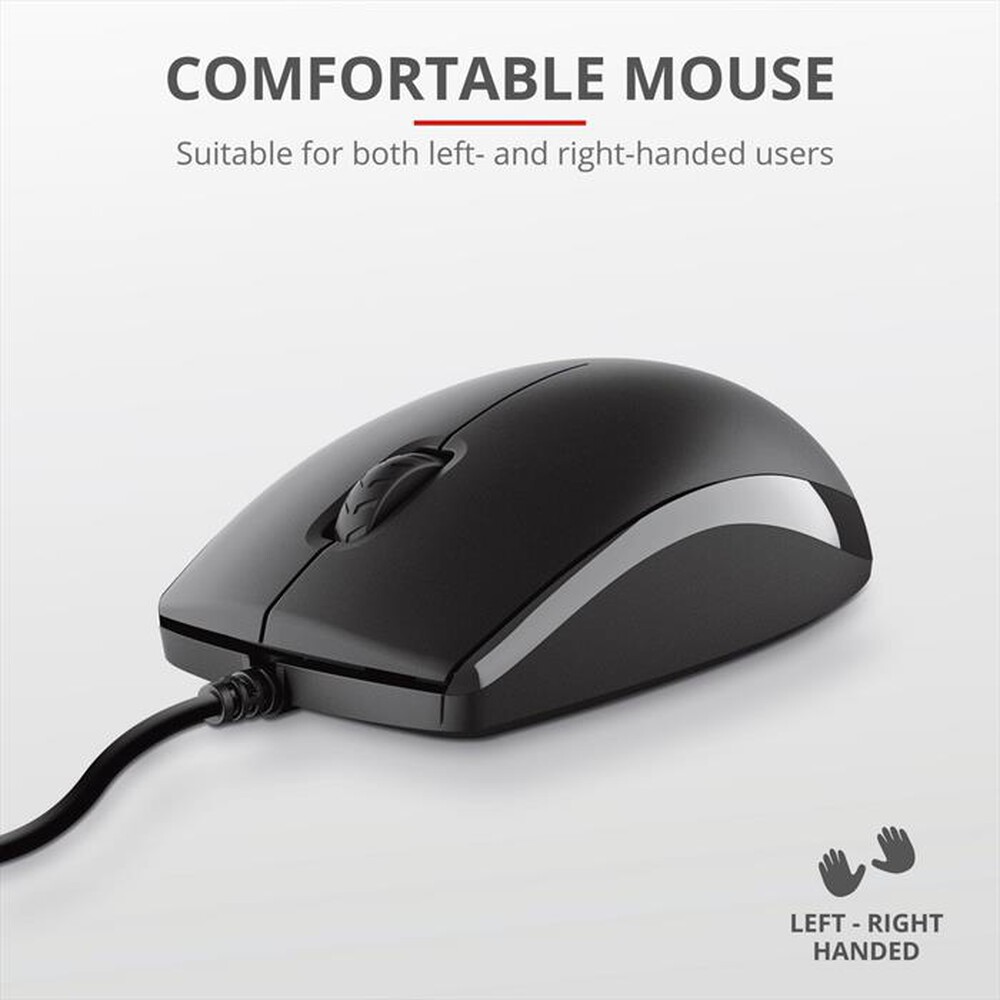"TRUST - PRIMO KEYBOARD AND MOUSE SET IT-Black"