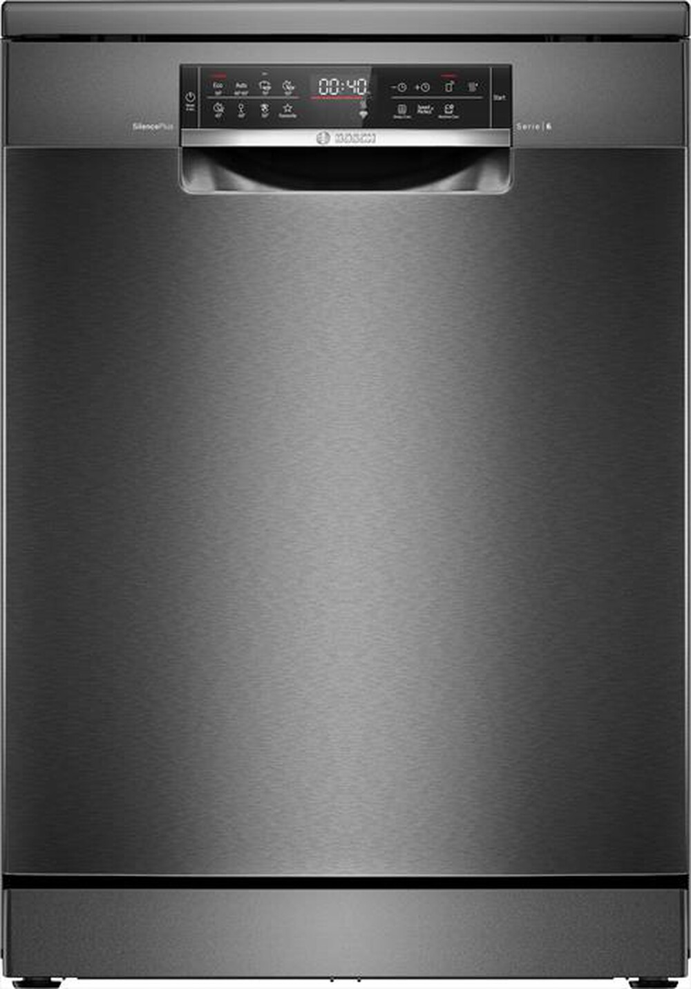 BOSCH - Lavastoviglie SMS6ECC12E Classe A 14 Coperti-Acciaio nero anti-impronta