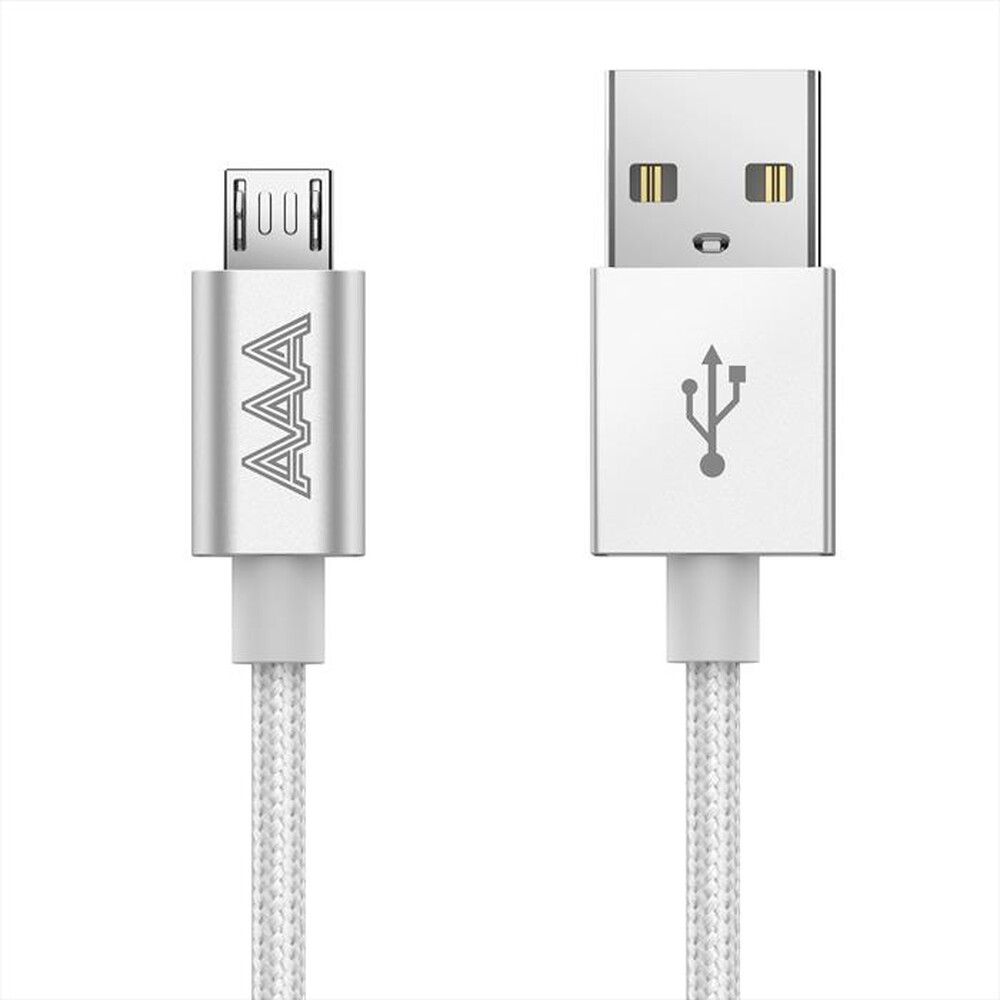"AAAMAZE - MICRO USB CABLE 2M-Silver"