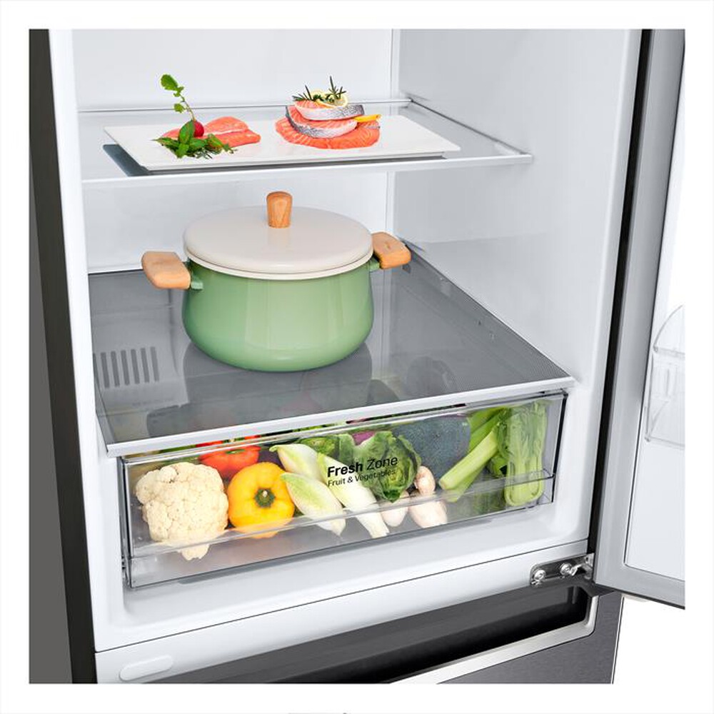 "LG - Frigorifero combinato GBP31DSLZN Classe E 341L-Dark Graphite"