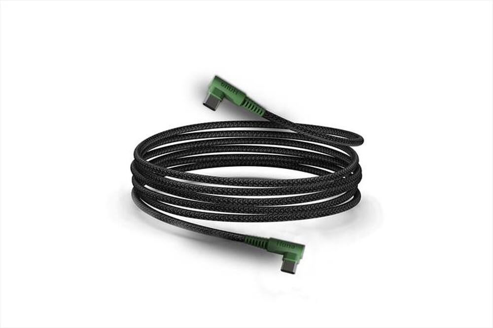 "HUNE - Cavo da USB-C a USB-C HIEDRA-CC-Verde Foresta"