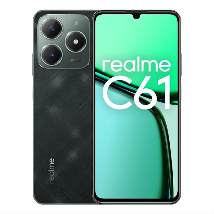 REALME - Smartphone REALME C61 256GB 6GB-Dark Green | Euronics