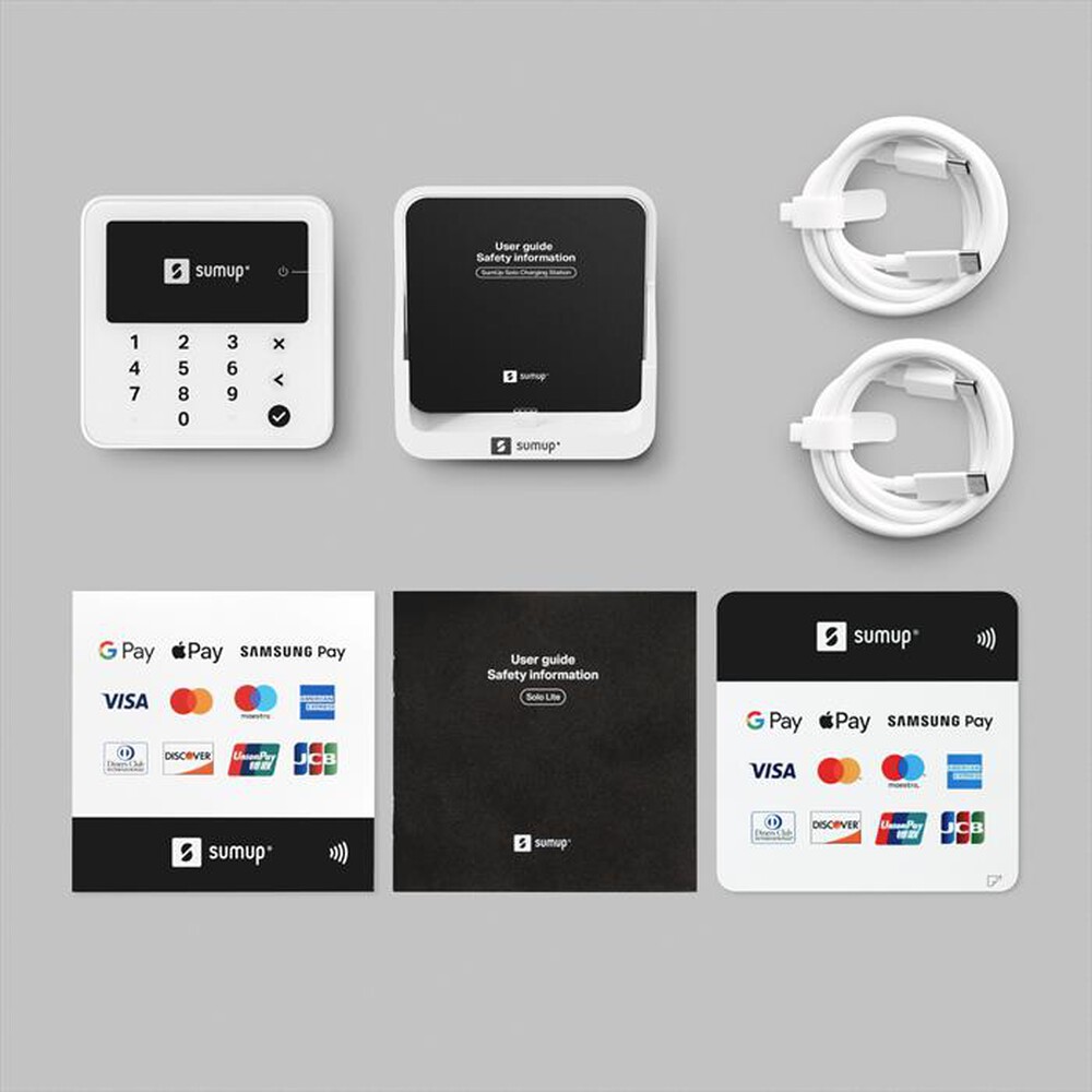 Immagine del prodotto SUMUP - SOLO LITE & BASE DI RICARICA-White