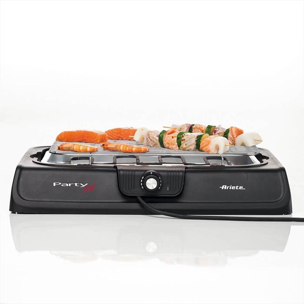 "ARIETE - 0723 Party Grill Barbecue Elettrico 2000W-Nero"