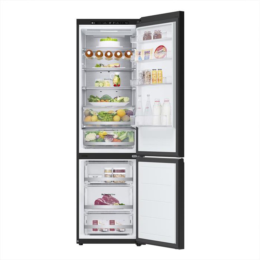 "LG - Frigorifero combinato GBB72BM9DQ Classe D 387L-Nero"