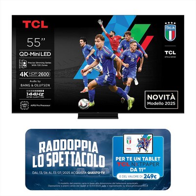 TCL - Smart TV MINI LED UHD 4K 55" 55C79K-Metallic