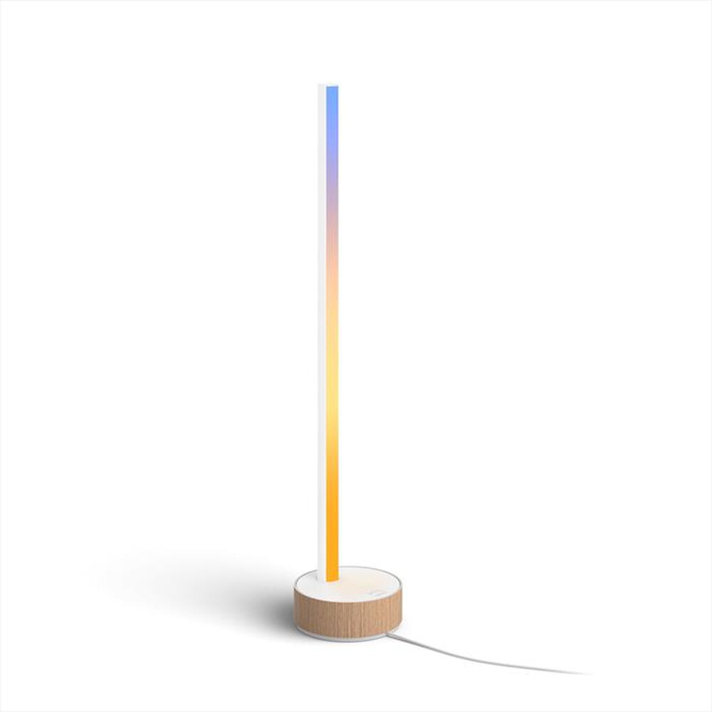 "PHILIPS - HUE GRADIENT SIGNE LAMPADA TAVOLO EFFETTO LEGNO-Bianca"
