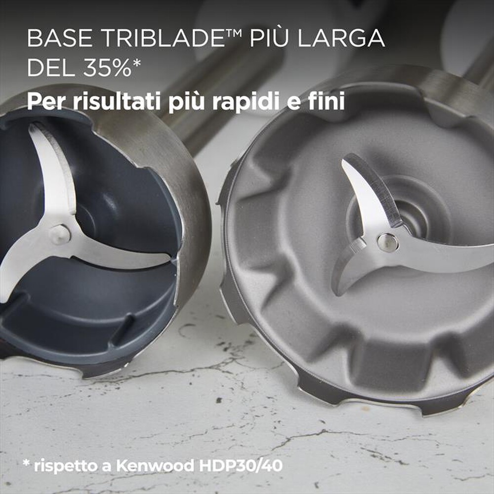 Immagine del prodotto KENWOOD. - Frullatore ad immersione Triblade XL+ HBM60.307GY-Grigio