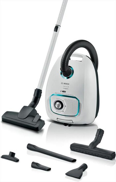 BOSCH - SERIE 4 ASPIRAPOLVERE CON SACCO PROHYGIENIC-Black,White,  BOSCH - SERIE 4 ASPIRAPOLVERE CON SACCO PROHYGIENIC-Black,White
