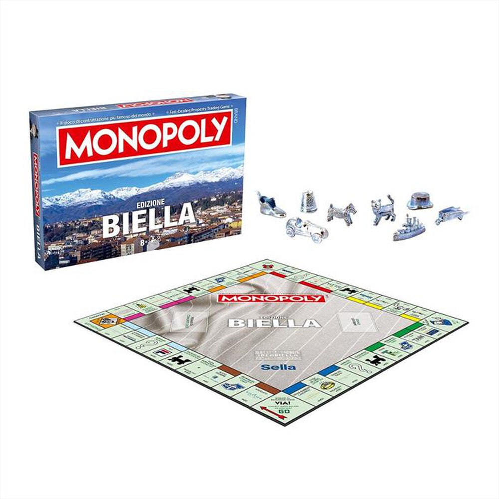 Immagine del prodotto WINNING MOVES - MONOPOLY - EDIZIONE BIELLA-blu