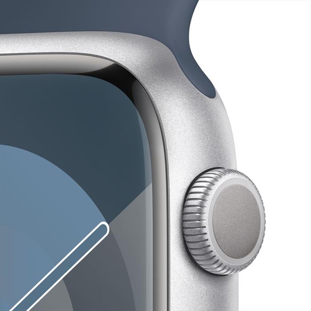 "APPLE - WATCH SERIES 9 GPS CASSA 45MM - M/L-Blu Tempesta"