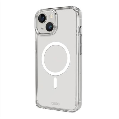 SBS - Cover Lite Mag TELIGMAGIP1561T per iPhone 15-Trasparente