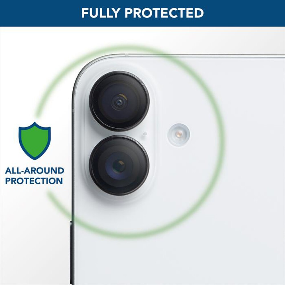 Immagine del prodotto CELLULARLINE - CAMERA LENS RING - IPHONE 16/16 PLUS-Transparent