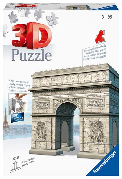 RAVENSBURGER - RAVENSBURGER - PUZZLE 3D - ARCO DI TRIONFO