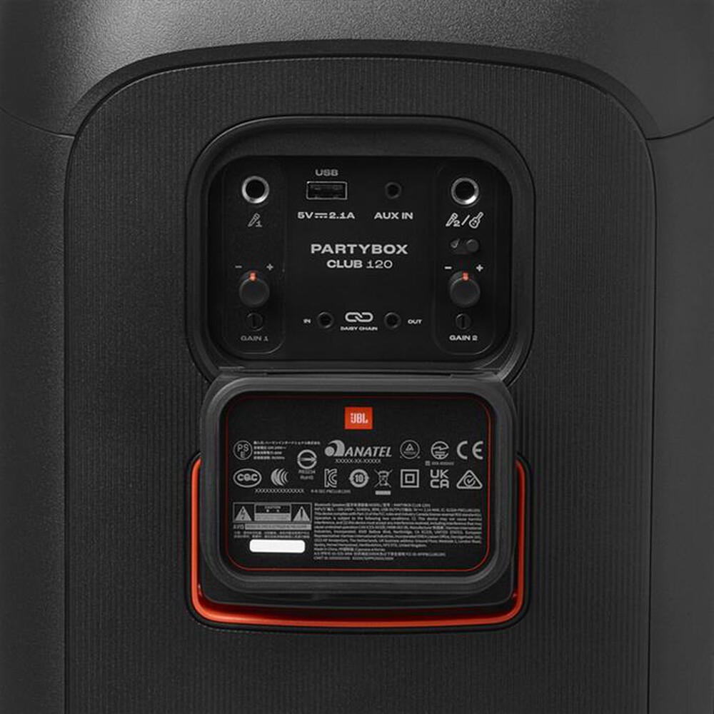Immagine del prodotto JBL - Diffusore wireless portatile PARTYBOX CLUB 120-Nero