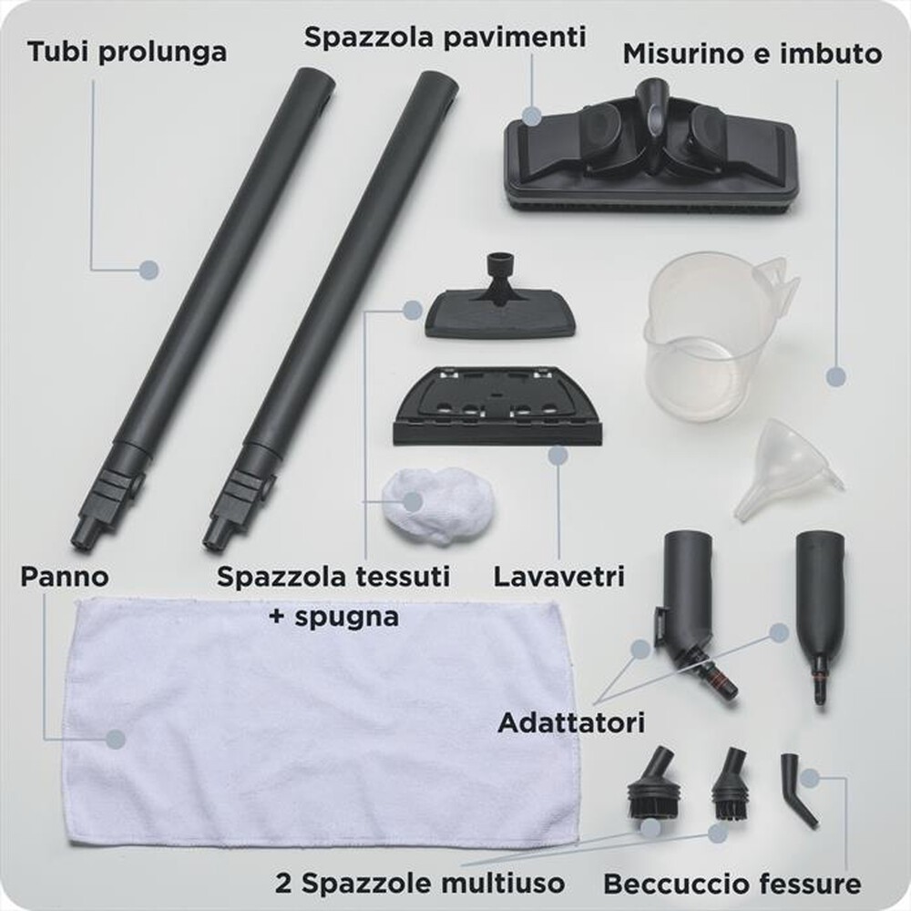 Immagine del prodotto ARIETE - 4146 XVAPOR DELUXE PULITORE A VAPORE 1500W-Blu