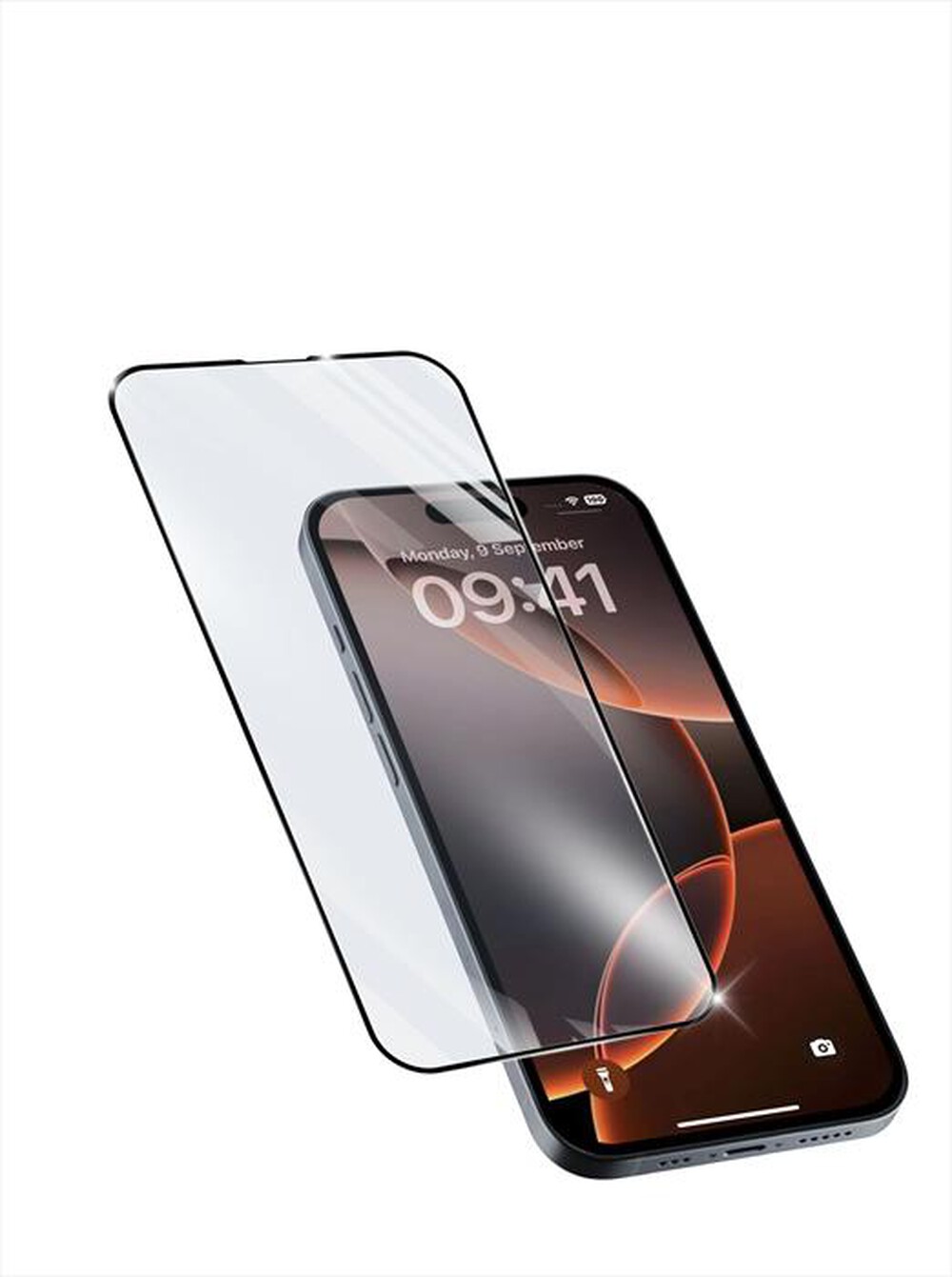 "CELLULARLINE - IMPACT GLASS CAPSULE - IPHONE 16 PRO MAX-Transparent"