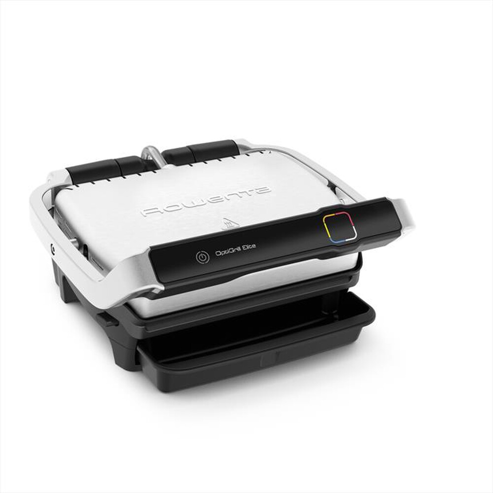 "ROWENTA - GR750D OptiGrill Elite Bistecchiera Elettrica-argento/nero"