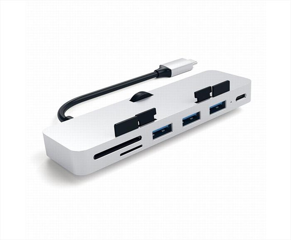 "SATECHI - PRO HUB USB-C ALLUMINIO CON AGGANCIO PER IMAC-SILVER"
