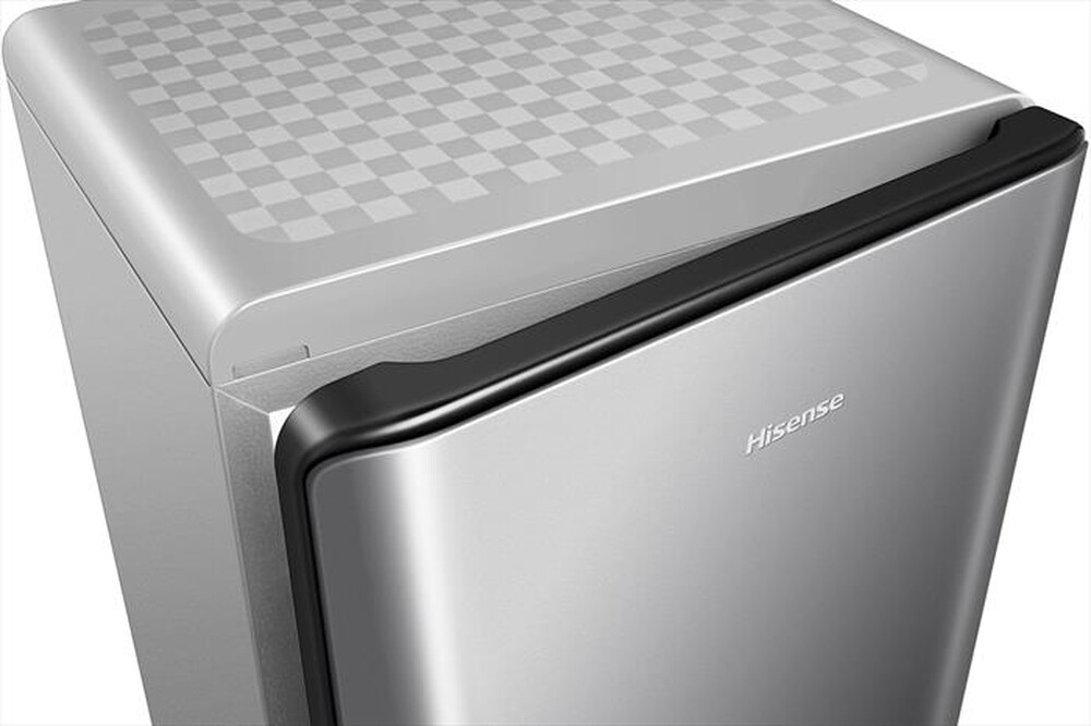 "HISENSE - Frigorifero 1 porta RR106D4CDF Classe F 82 lt-Silver"