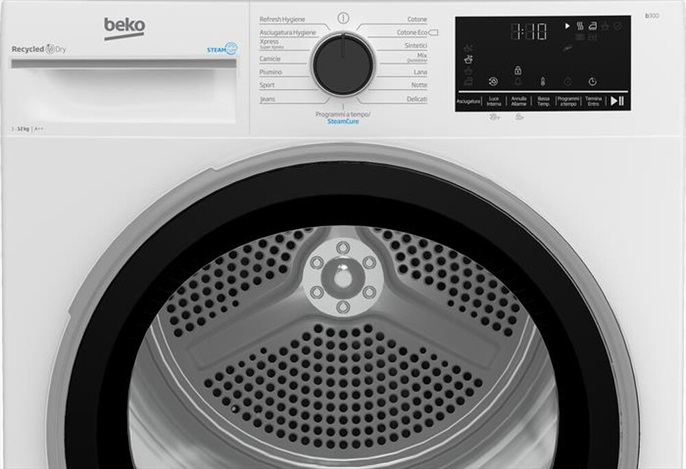 "BEKO - Asciugatrice BT3122IS 12 Kg Classe A++-Bianco"