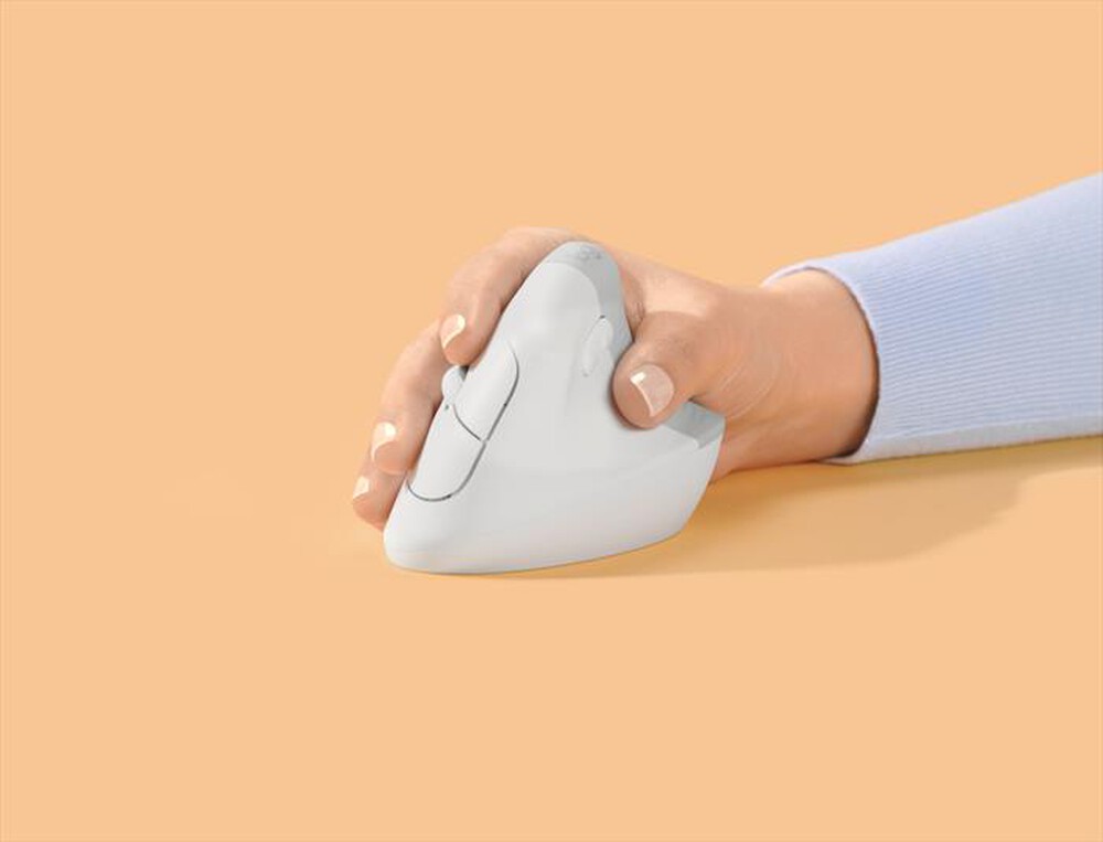 Immagine del prodotto LOGITECH - Lift Vertical Ergonomic Mouse-Off White/Pale Grey