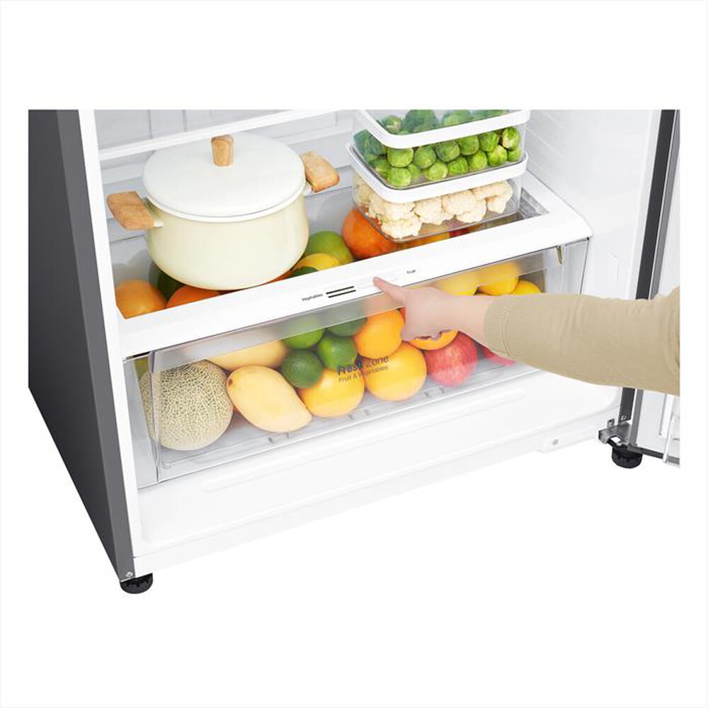 "LG - Frigorifero 2 porte GTF744PZHV Classe F 509 lt-Inox Premium"