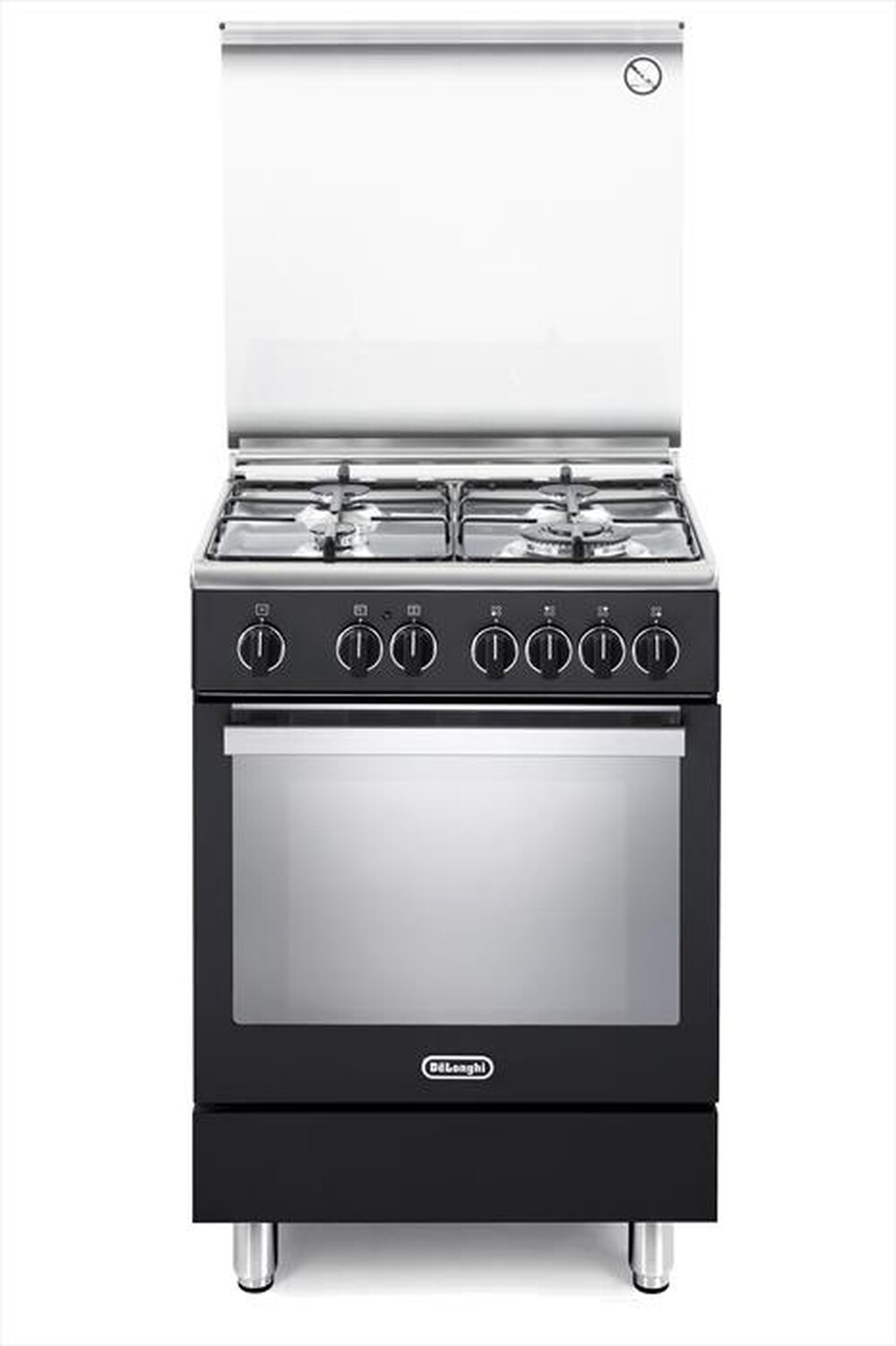 "DE LONGHI - Cucina a gas PEMA 64 ED Classe A-Antracite"