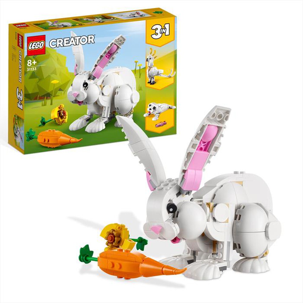 "LEGO - CREATOR 3IN1 Coniglio bianco - 31133-Multicolore"