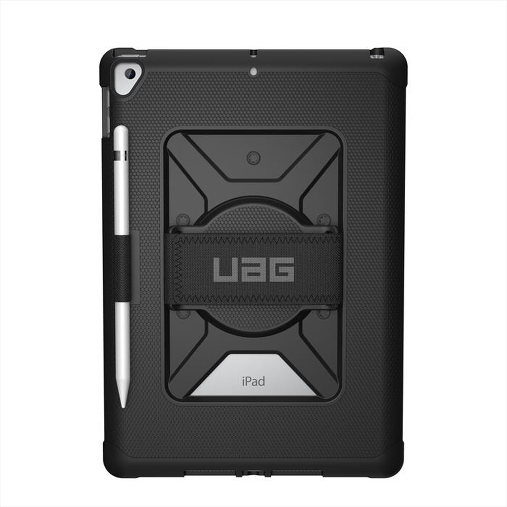 "UAG - Custodia METROPOLIS HANDSTRAP per iPad 2020 10.2-nero"