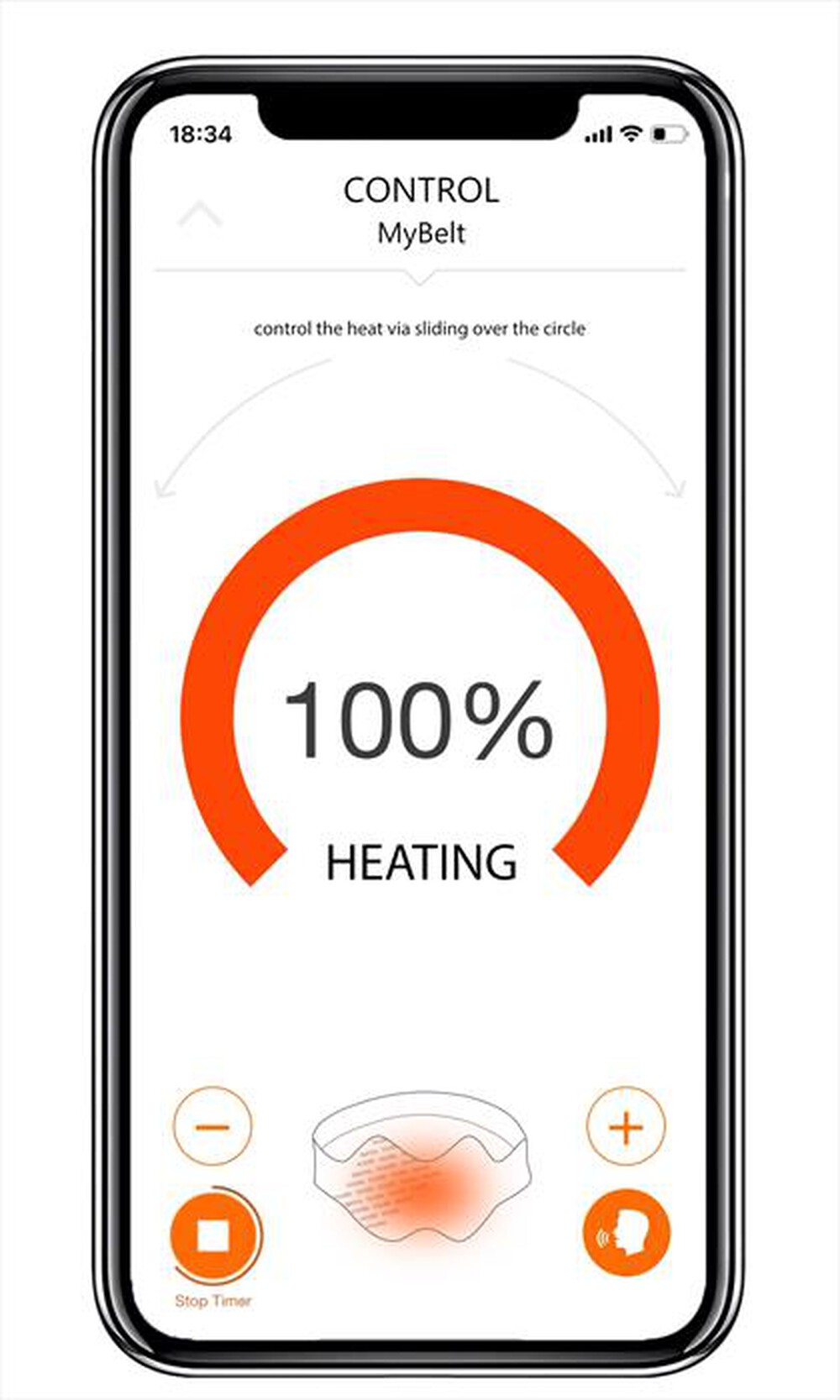 "VULPES - HeatBelt Pro (M) termocintura renale-lombare-Nera"