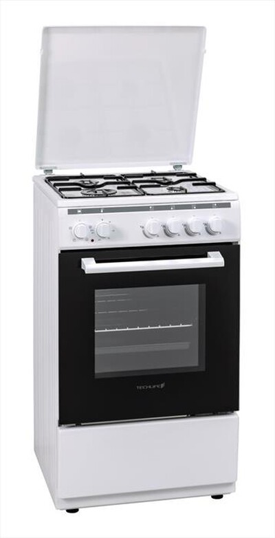 TECHLIFE - Cucina a gas TLCK55FEB Classe A-Bianco