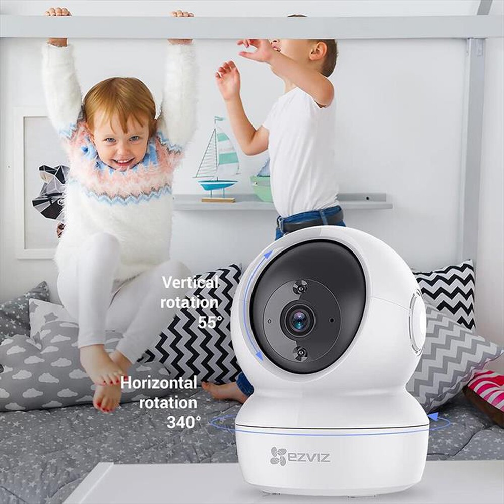 "EZVIZ - Videocamera da interno motorizzata TY1 + LB1 COLOR-White"