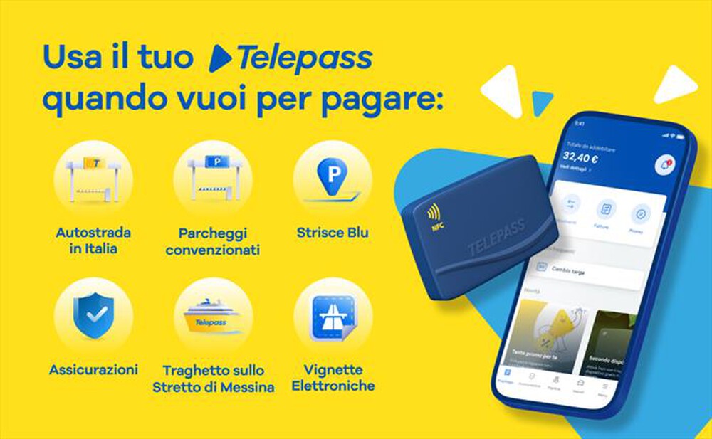 Immagine del prodotto TELEPASS - Grab&Go NFC