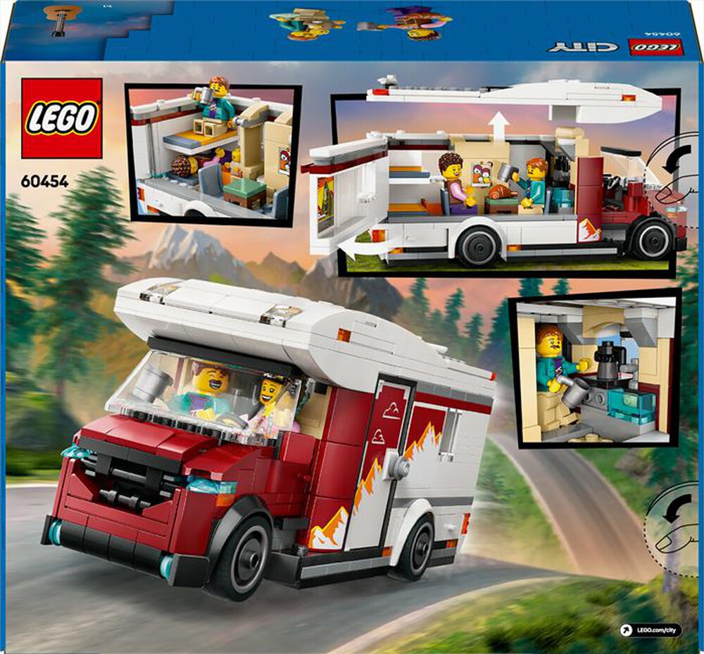 Immagine del prodotto LEGO - CITY Camper van delle vacanze d&rsquo;avventura 60454