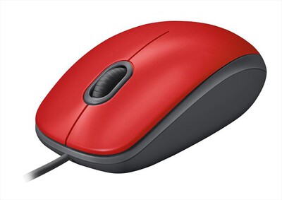 LOGITECH - Mouse M110 Silent-Rosso