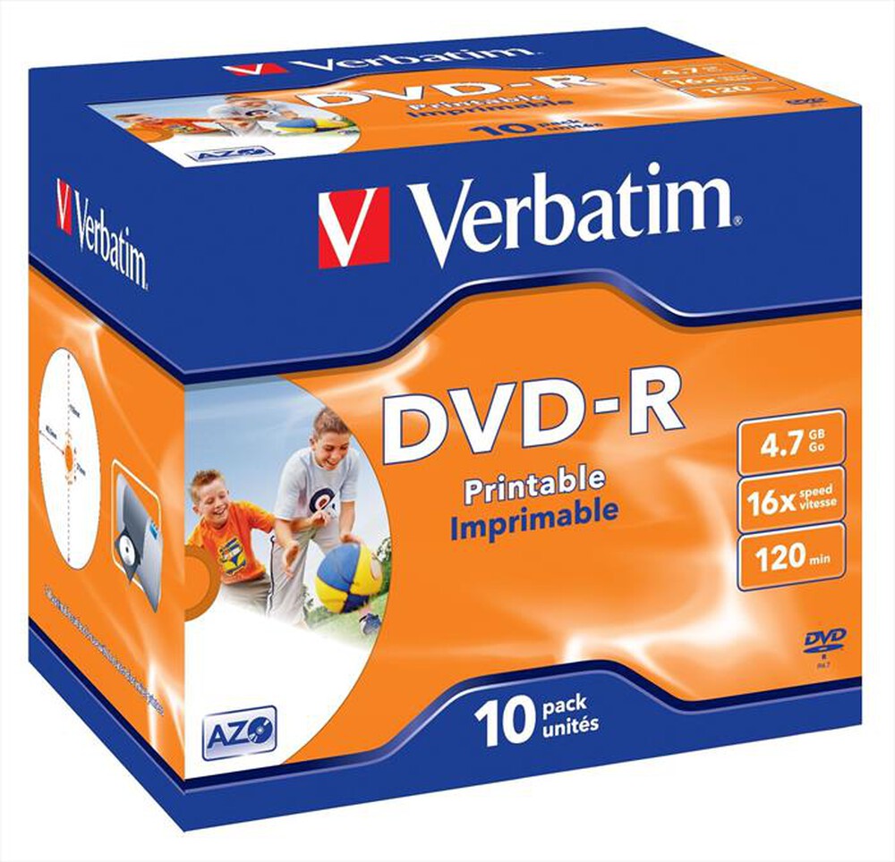 Immagine del prodotto VERBATIM - DVD-R 10pz 16x
