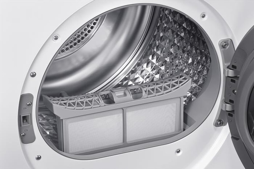 "SAMSUNG - Asciugatrice DV90DG52A0AHET 9KG Classe A+++-bianco oblò nero display silve"