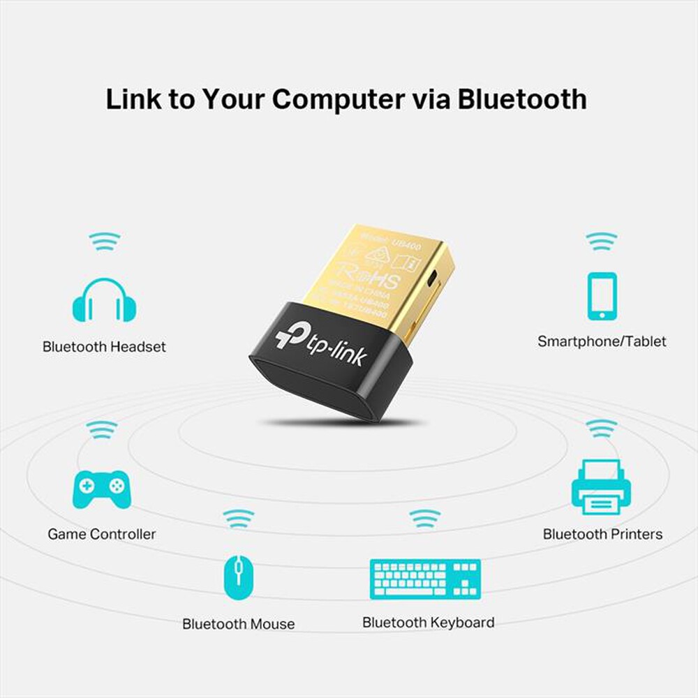 "TP-LINK - ADATTATORE USB BT NANO"