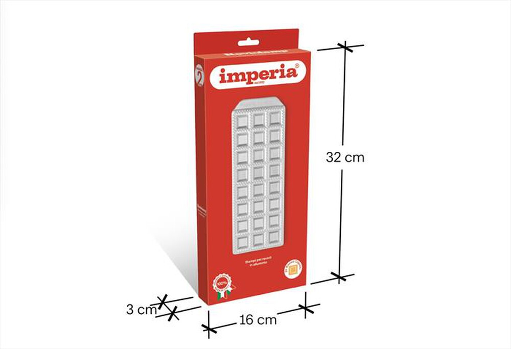 Immagine del prodotto IMPERIA - RAVIOLAMP 24 RAVIOLI CLASSICI-Silver