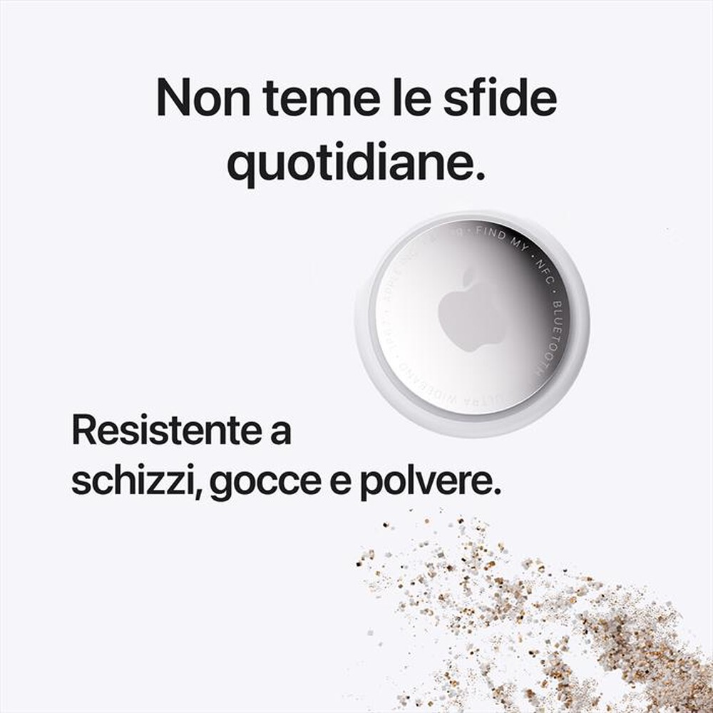 Immagine del prodotto APPLE - AIRTAG - CONFEZIONE DA 1-Argento, Bianco