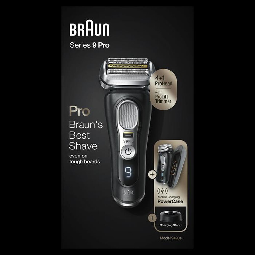 "BRAUN - SERIES 9 PRO 9420S-Nero"